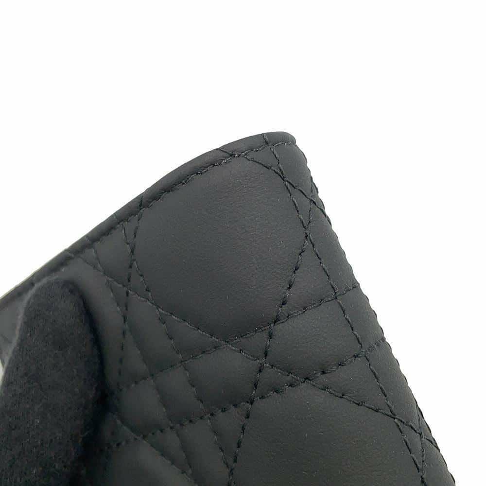 クリスチャン・ディオール 二つ折り財布 レディディオール カナージュ