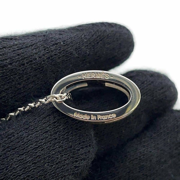 エルメス ネックレス ポップアッシュ マロングラッセ/シルバー金具 Pop H アクセサリー ポップH