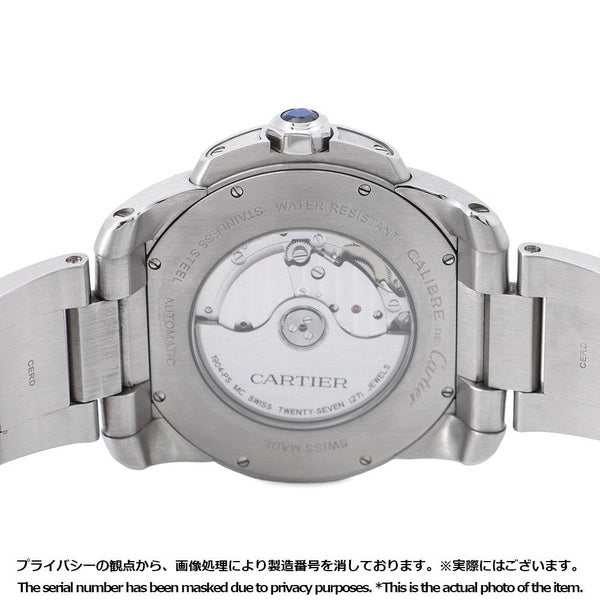 カルティエ カリブル ドゥ カルティエ デイト W7100016 Cartier 腕時計 ウォッチ 黒文字盤