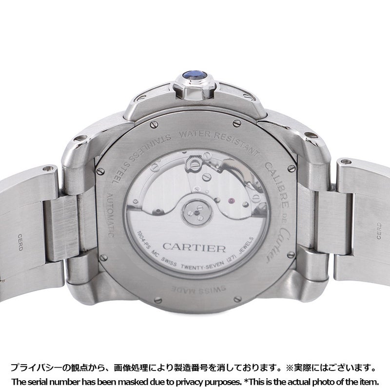 カルティエ カリブル ドゥ カルティエ デイト W7100016 Cartier 腕時計 ウォッチ 黒文字盤