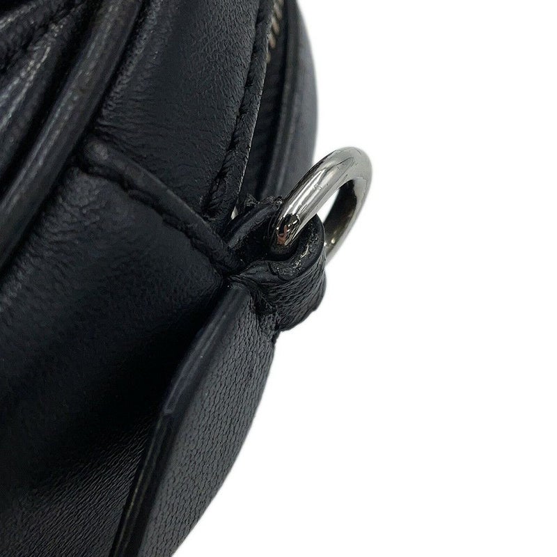 ミュウミュウ ショルダーバッグ マテラッセ ラウンドポーチ ナッパレザー 5BH191 Miu Miu 黒