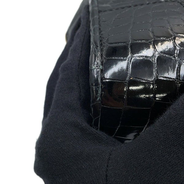 ロエベ ハンドバッグ アマソナ28 クロコダイル 352.25A03M LOEWE 2way 黒