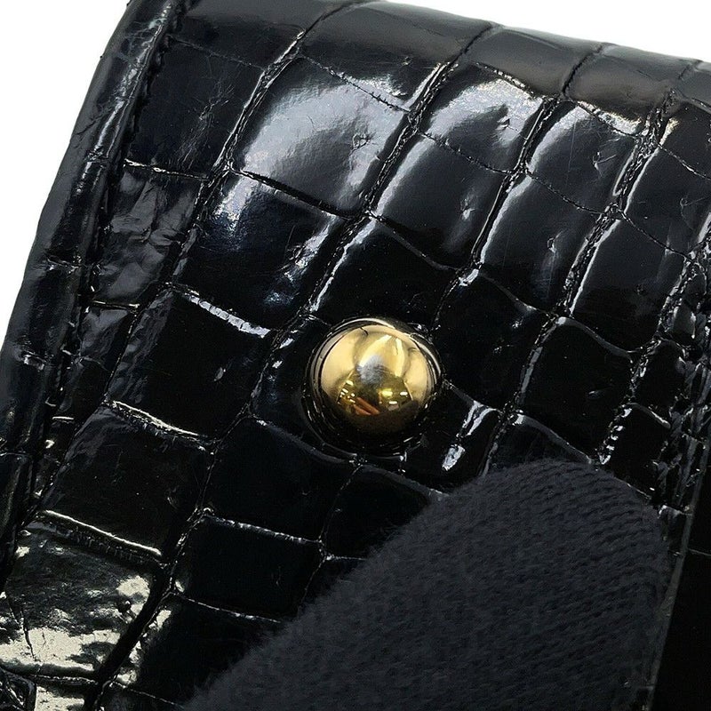 ロエベ ハンドバッグ アマソナ28 クロコダイル 352.25A03M LOEWE 2way 黒