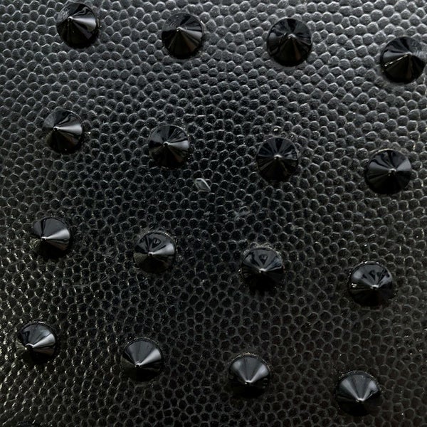 サンローランパリ ハンドバッグ サックドジュール ナノ スタッズ レザー SAINT LAURENT PARIS 2wayショルダー 黒