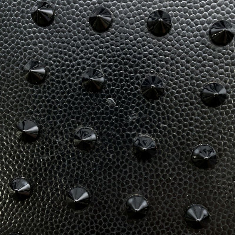 サンローランパリ ハンドバッグ サックドジュール ナノ スタッズ レザー SAINT LAURENT PARIS 2wayショルダー 黒