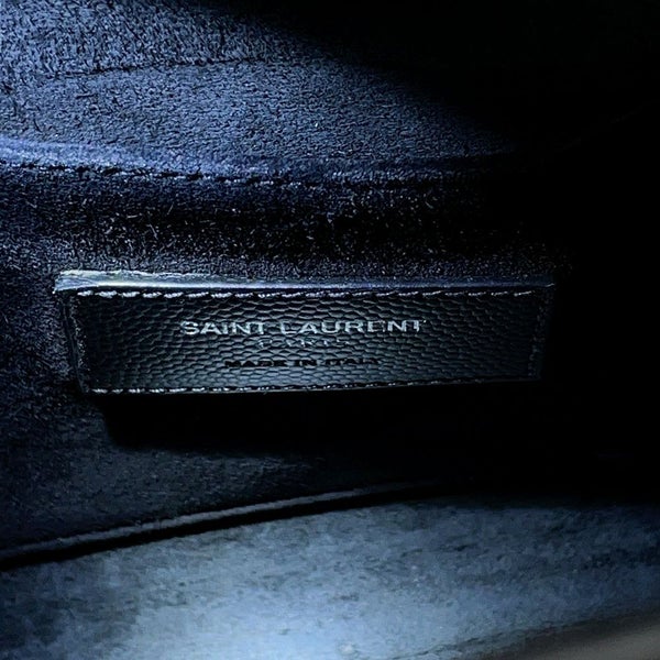 サンローランパリ ハンドバッグ サックドジュール ナノ スタッズ レザー SAINT LAURENT PARIS 2wayショルダー 黒