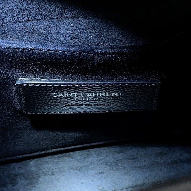 サンローランパリ ハンドバッグ サックドジュール ナノ スタッズ レザー SAINT LAURENT PARIS 2wayショルダー 黒