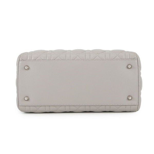 クリスチャン・ディオール ハンドバッグ レディディオール カナージュ ミディアム ラムスキン 2wayショルダー