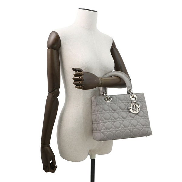 クリスチャン・ディオール ハンドバッグ レディディオール カナージュ ミディアム ラムスキン 2wayショルダー