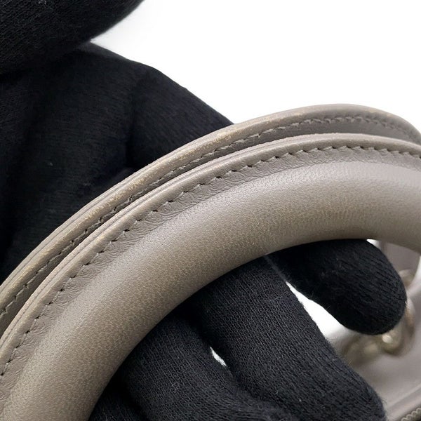 クリスチャン・ディオール ハンドバッグ レディディオール カナージュ ミディアム ラムスキン 2wayショルダー