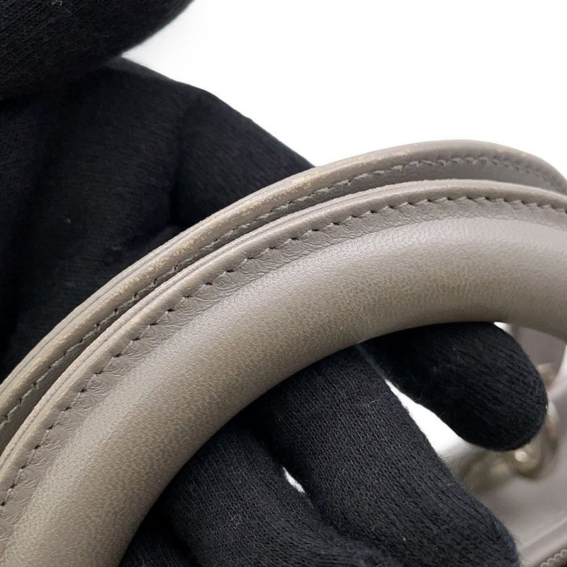 クリスチャン・ディオール ハンドバッグ レディディオール カナージュ ミディアム ラムスキン 2wayショルダー