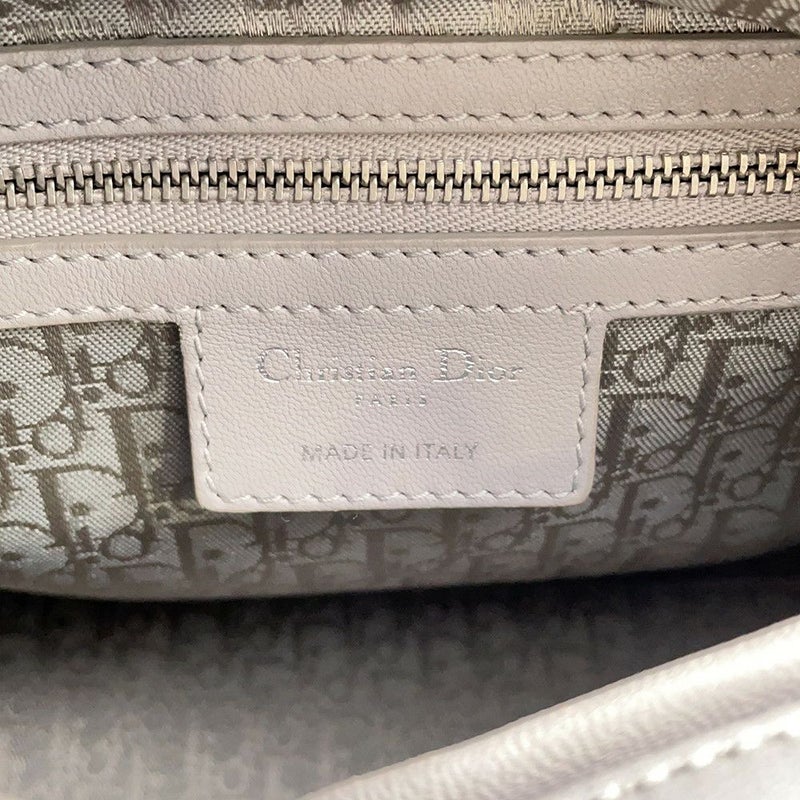 クリスチャン・ディオール ハンドバッグ レディディオール カナージュ ミディアム ラムスキン 2wayショルダー