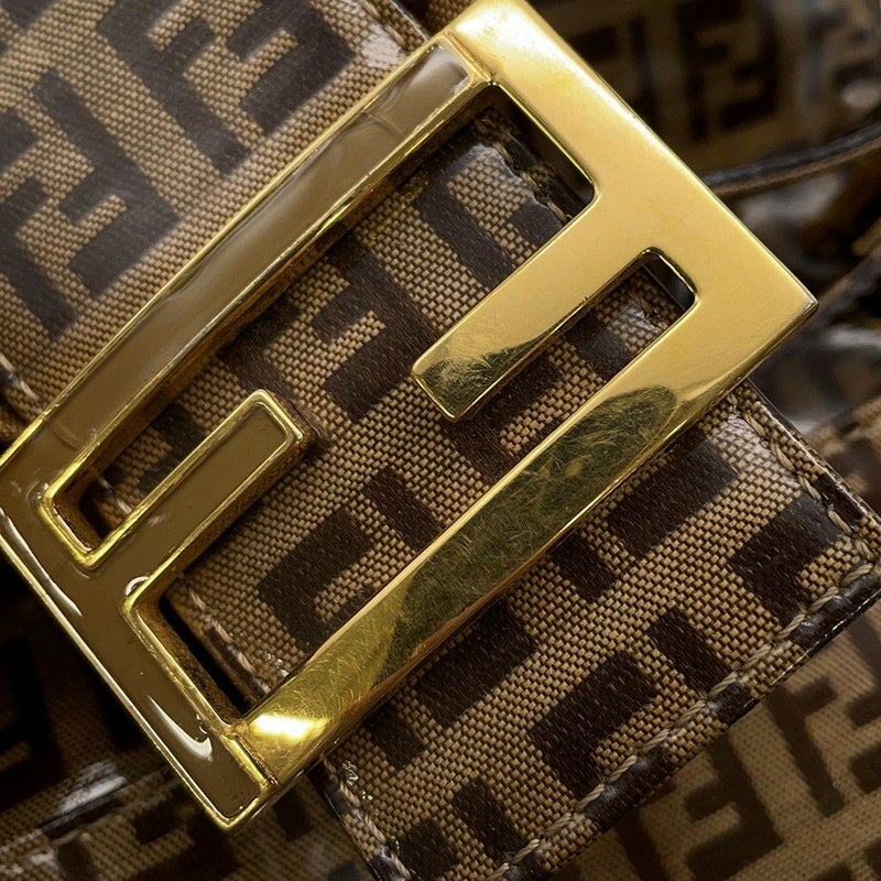 フェンディ ハンドバッグ マンマバケット ズッキーノ パテント FENDI FENDI バッグ