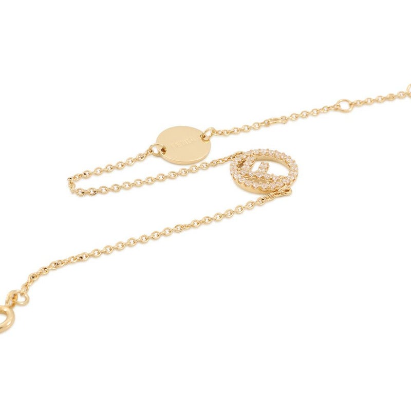 フェンディ ブレスレット エフ イズ ブレスレット メタル ジルコニアストーン 8AG761 FENDI アクセサリー