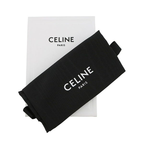 セリーヌ 三つ折り財布 トリオンフ スモールフラップウォレット ゴートスキン 10D783GVE.28DG CELINE