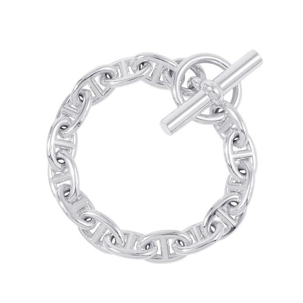 エルメス ブレスレット シェーヌダンクルTPM 15コマ SV925シルバー HERMES ジュエリー