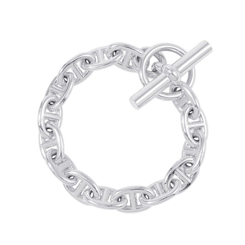 エルメス ブレスレット シェーヌダンクルTPM 15コマ SV925シルバー HERMES ジュエリー