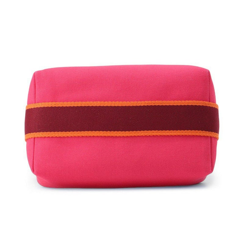 エルメス ポーチ ブリッド・ア・ブラックPM ハイビスカス/シルバー金具 キャンバス HERMES バッグ 小物入れ