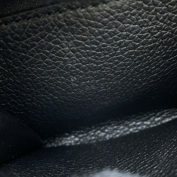 ルイヴィトン 二つ折り財布 モノグラム・アンプラント LV × YK ポルトフォイユ・クレア M81907 日本限定 草間彌生 黒 ブラック