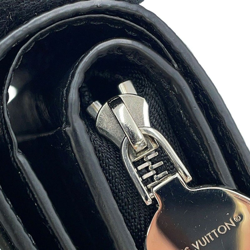 ルイヴィトン 二つ折り財布 モノグラム・アンプラント LV × YK ポルトフォイユ・クレア M81907 日本限定 草間彌生 黒 ブラック