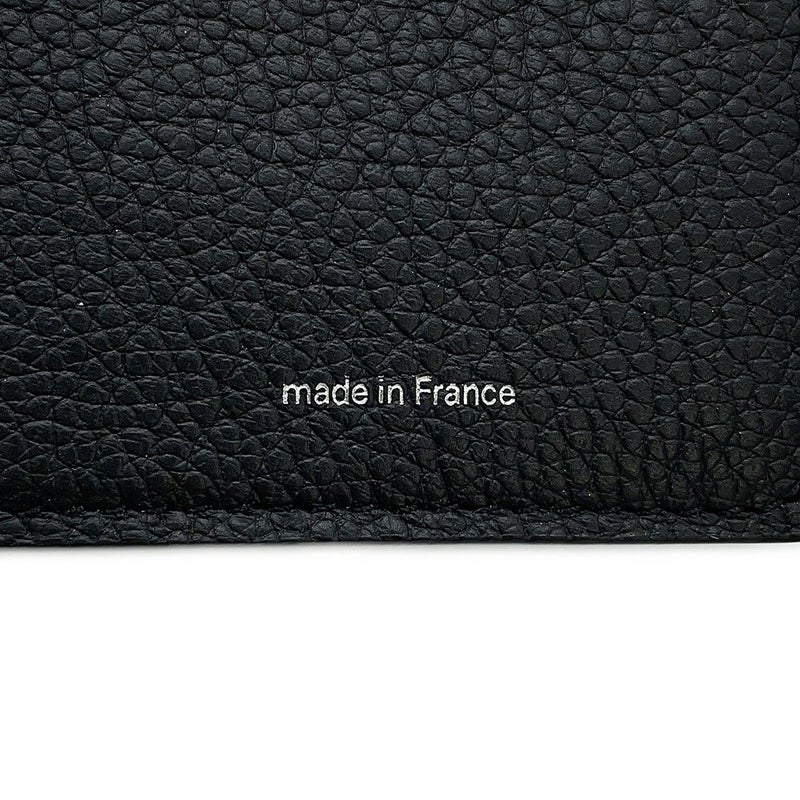 ルイヴィトン 二つ折り財布 モノグラム・アンプラント LV × YK ポルトフォイユ・クレア M81907 日本限定 草間彌生 黒 ブラック