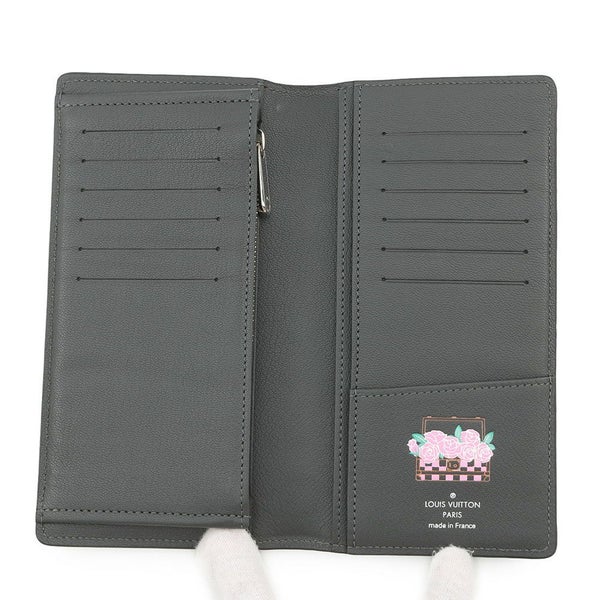 ルイヴィトン 長財布 オーストリッチ ポルトフォイユ・ブラザ LOUIS VUITTON メンズ