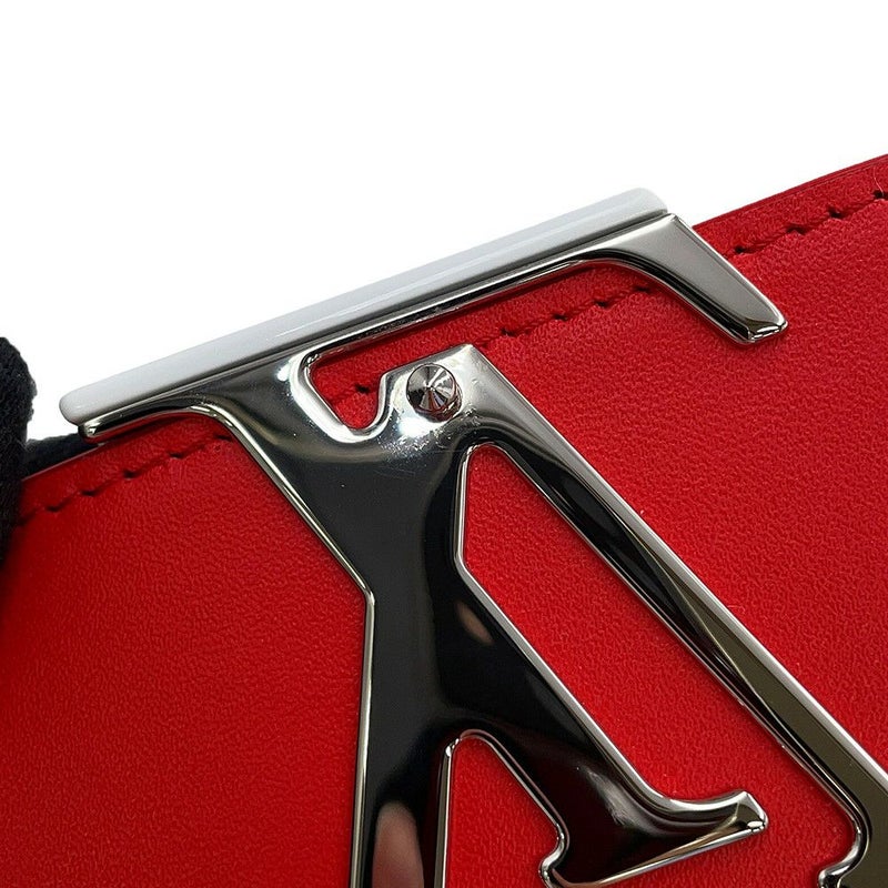 ルイヴィトン 三つ折り財布 LV×YK ポルトフォイユ カプシーヌ コンパクトマキシ トリヨンレザー M82113 草間弥生 コラボ