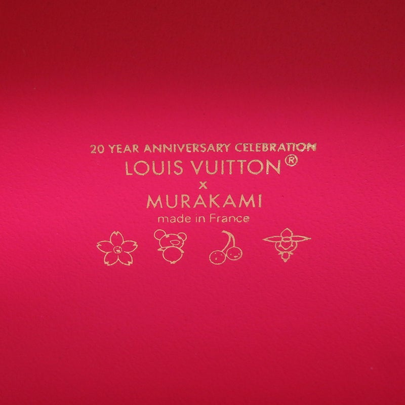 ルイヴィトン ハンドバッグ モノグラム・マルチカラー LV×TM プティット・ヴァリーズ M13125 2way ホワイト 白  村上隆 コラボ