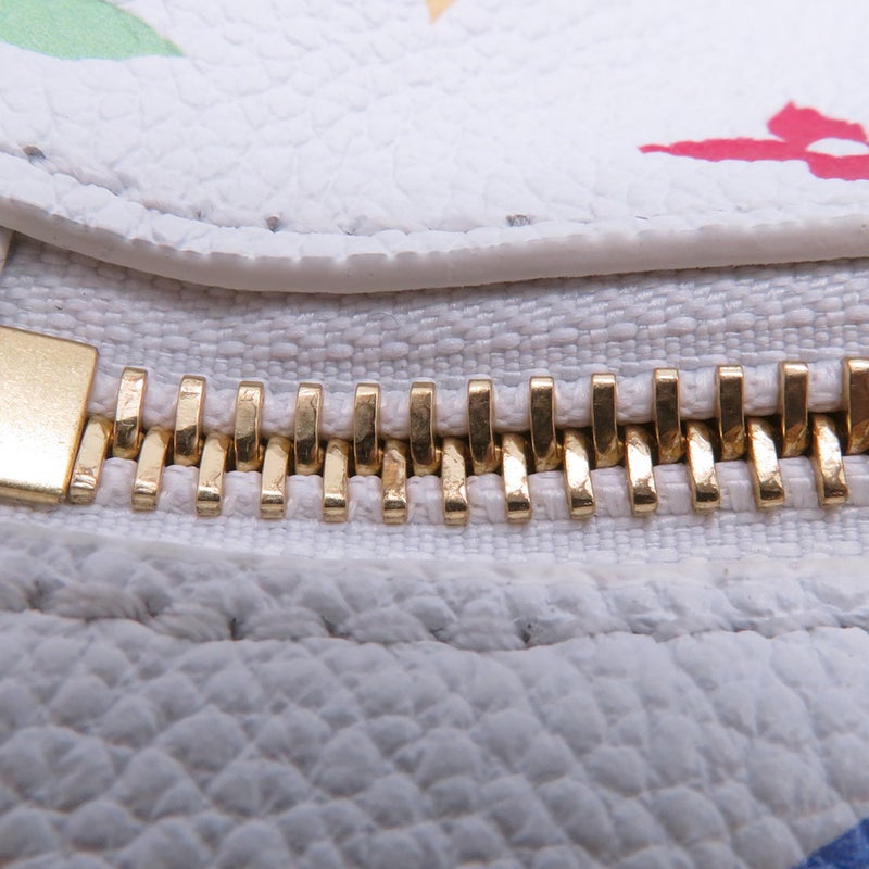 ルイヴィトン ショルダーバッグ モノグラム・マルチカラー LV×TM サイドトランクMM M4635 2way ホワイト 白  村上隆 コラボ