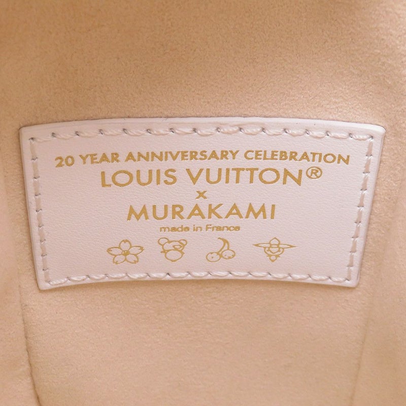 ルイヴィトン ショルダーバッグ モノグラム・マルチカラー LV×TM サイドトランクMM M4635 2way ホワイト 白  村上隆 コラボ