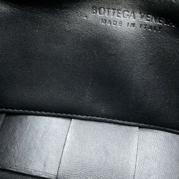 ボッテガヴェネタ ショルダーバッグ マキシイントレチャート カセット ラムスキン 578004 BOTTEGA VENETA 黒