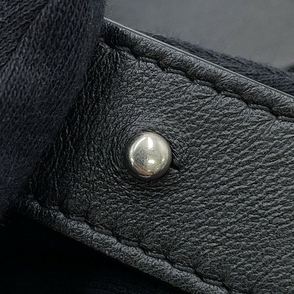 ボッテガヴェネタ ショルダーバッグ マキシイントレチャート カセット ラムスキン 578004 BOTTEGA VENETA 黒