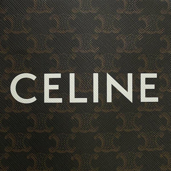 セリーヌ ハンドバッグ バーティカルカバ ミニ ロゴ 194372 CELINE バッグ 2wayショルダーバッグ 黒
