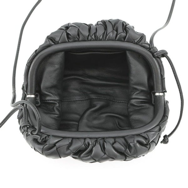ボッテガヴェネタ ショルダーバッグ ミニ ザ・ポーチ 585852 BOTTEGA VENETA 黒