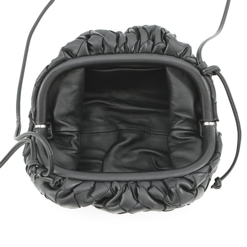 ボッテガヴェネタ ショルダーバッグ ミニ ザ・ポーチ 585852 BOTTEGA VENETA 黒