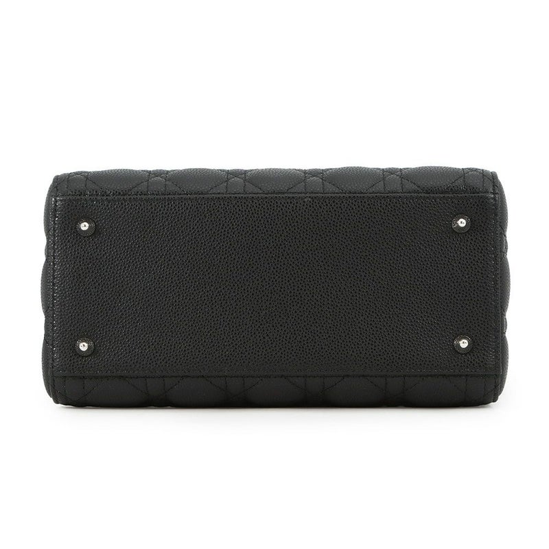 クリスチャン・ディオール ハンドバッグ レディディオール カナージュ ミディアム M0565PWRT_M900 2way 黒