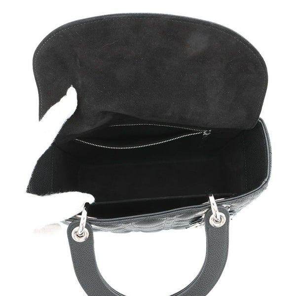 クリスチャン・ディオール ハンドバッグ レディディオール カナージュ ミディアム M0565PWRT_M900 2way 黒