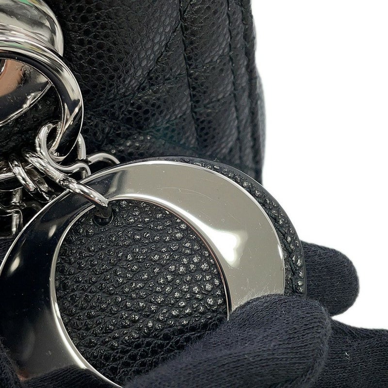 クリスチャン・ディオール ハンドバッグ レディディオール カナージュ ミディアム M0565PWRT_M900 2way 黒