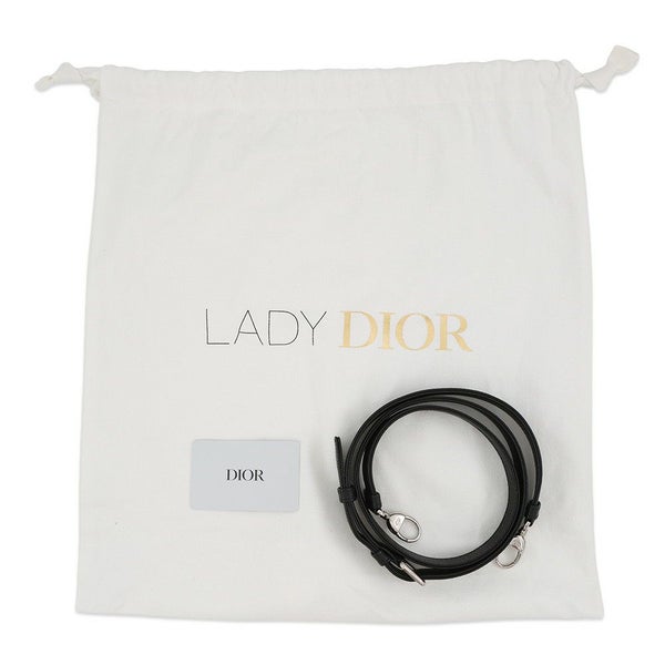 クリスチャン・ディオール ハンドバッグ レディディオール カナージュ ミディアム M0565PWRT_M900 2way 黒