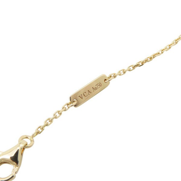 ヴァンクリーフ&アーペル ネックレス ヴィンテージ アルハンブラ ペンダント マザーオブパール K18YGイエローゴールド VCARA45900