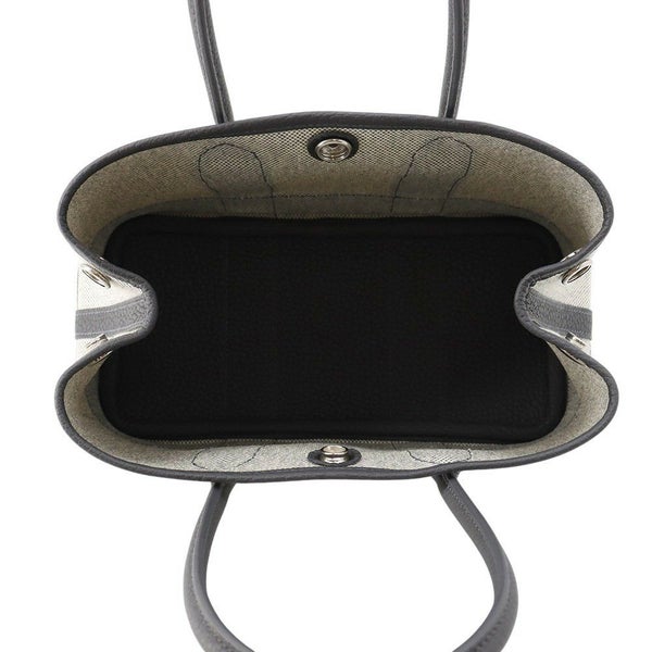 エルメス ネオ・ガーデン 23 ガーデンパーティ アルドワーズ/エクリュ/シルバー金具 トワルアッシュヴァイキング/ネゴンダ K刻印