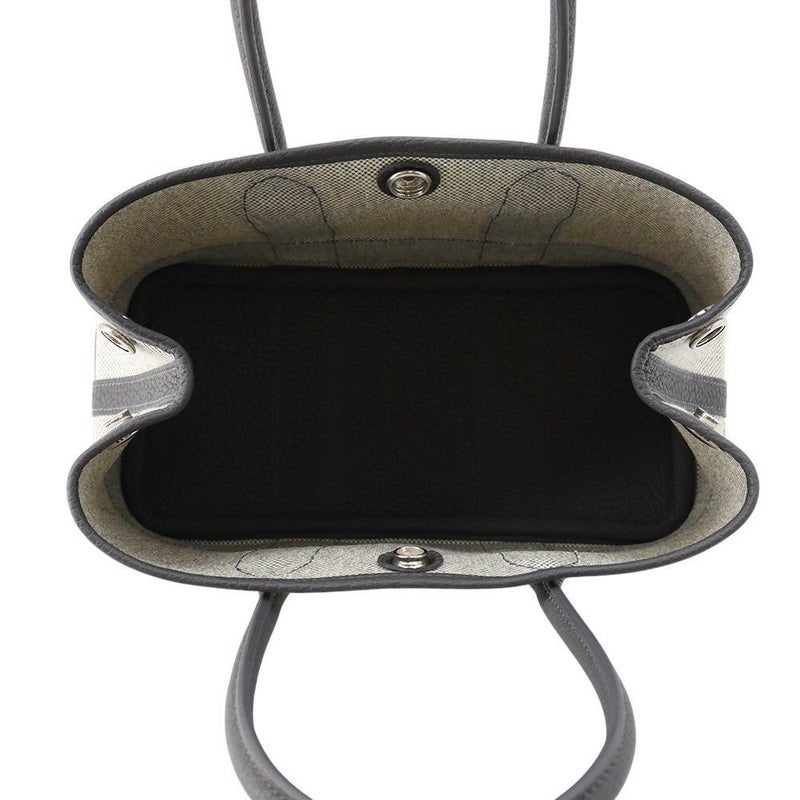 エルメス ネオ・ガーデン 23 ガーデンパーティ アルドワーズ/エクリュ/シルバー金具 トワルアッシュヴァイキング/ネゴンダ K刻印