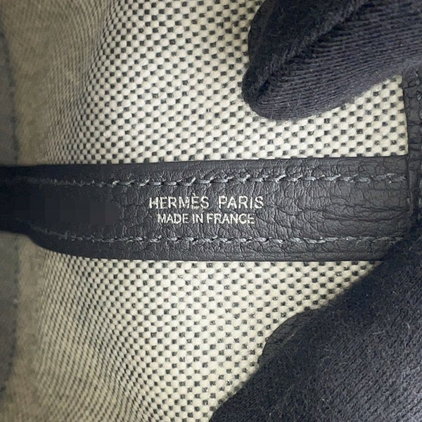 エルメス ネオ・ガーデン 23 ガーデンパーティ アルドワーズ/エクリュ/シルバー金具 トワルアッシュヴァイキング/ネゴンダ K刻印