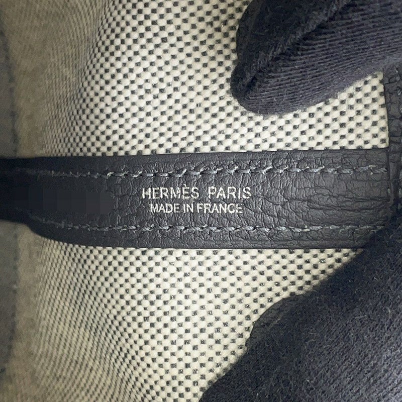 エルメス ネオ・ガーデン 23 ガーデンパーティ アルドワーズ/エクリュ/シルバー金具 トワルアッシュヴァイキング/ネゴンダ K刻印