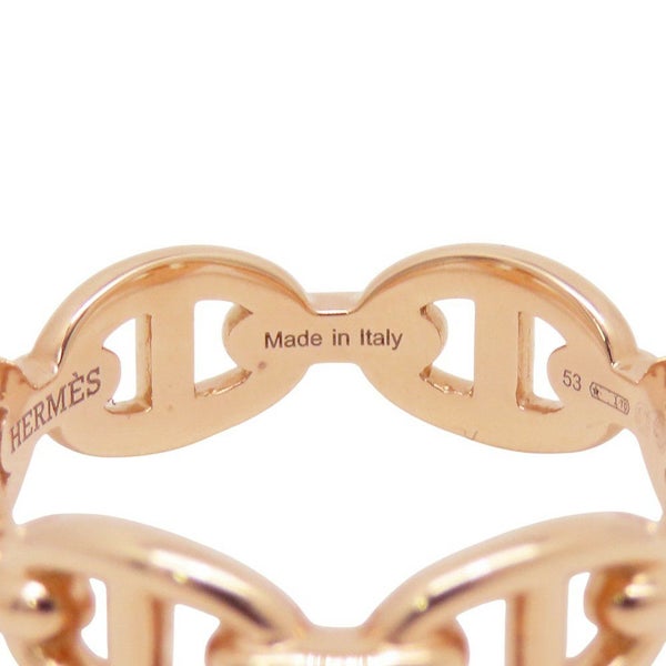 エルメス リング シェーヌダンクル アンシェネPM Enchainee K18PGピンクゴールド リングサイズ53 HERMES ジュエリー