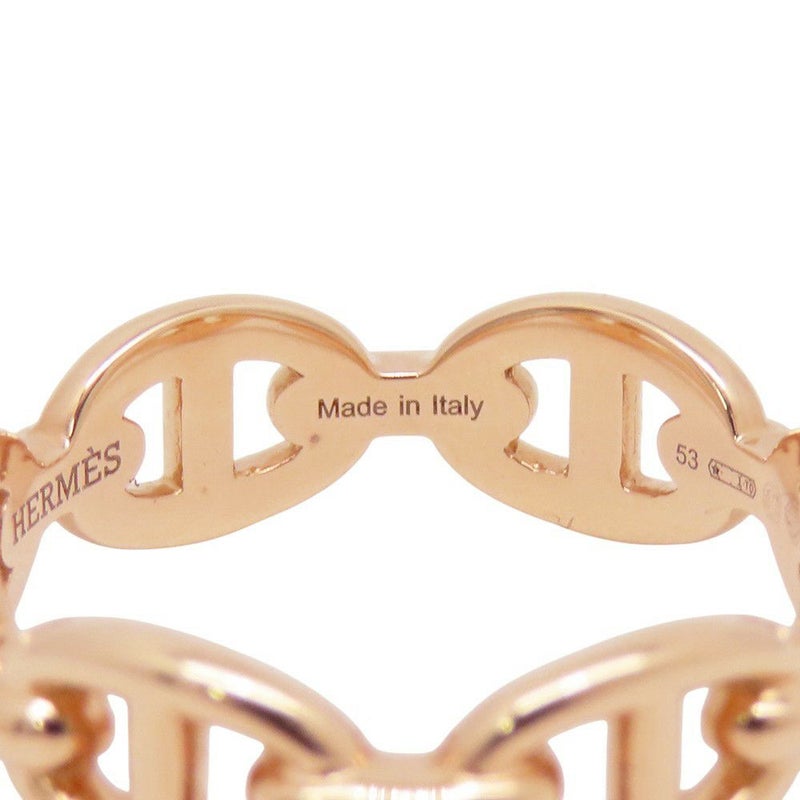 エルメス リング シェーヌダンクル アンシェネPM Enchainee K18PGピンクゴールド リングサイズ53 HERMES ジュエリー
