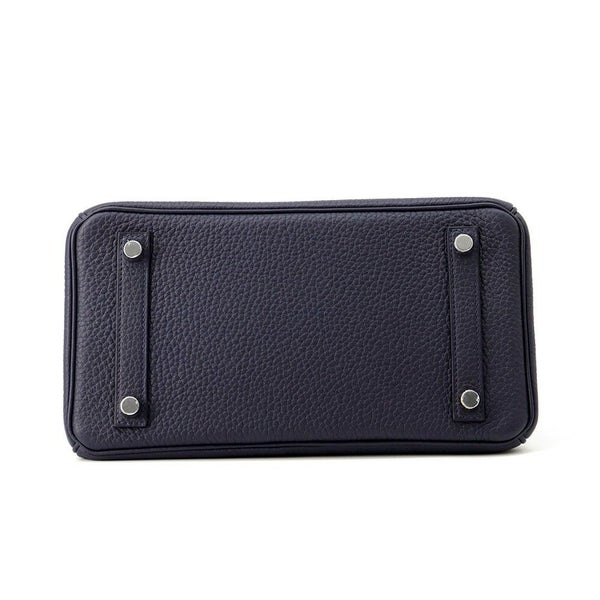 エルメス バーキン25 ブルーニュイ/シルバー金具 トゴ Z刻印 HERMES Birkin ハンドバッグ