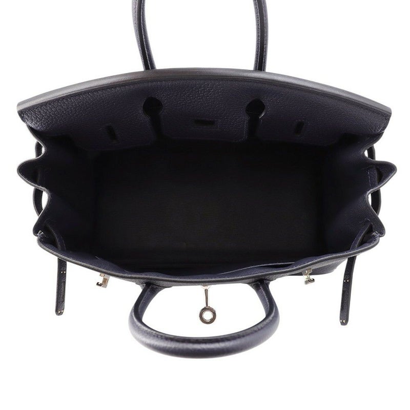 エルメス バーキン25 ブルーニュイ/シルバー金具 トゴ Z刻印 HERMES Birkin ハンドバッグ