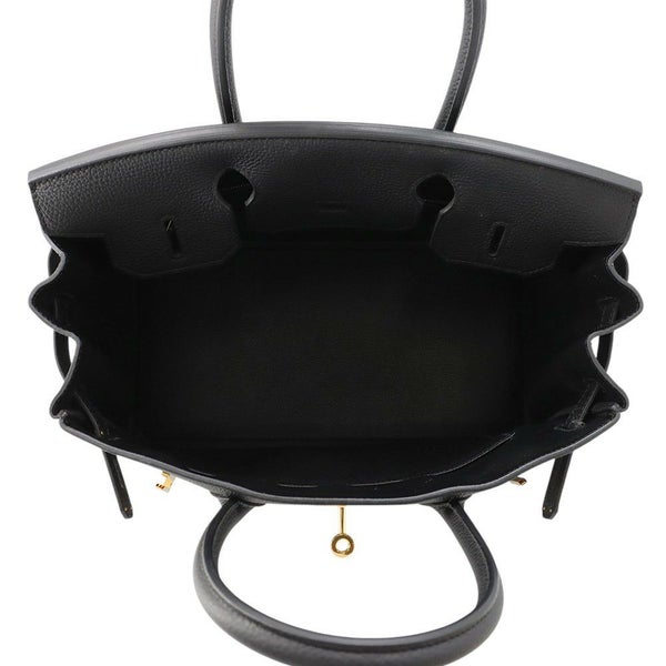 エルメス バーキン30 ブラック/ゴールド金具 トゴ C刻印 HERMES Birkin ハンドバッグ 黒