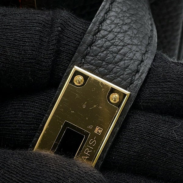 エルメス バーキン30 ブラック/ゴールド金具 トゴ C刻印 HERMES Birkin ハンドバッグ 黒